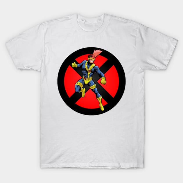 Laser Eyes Superhero T-Shirt by TheM6P